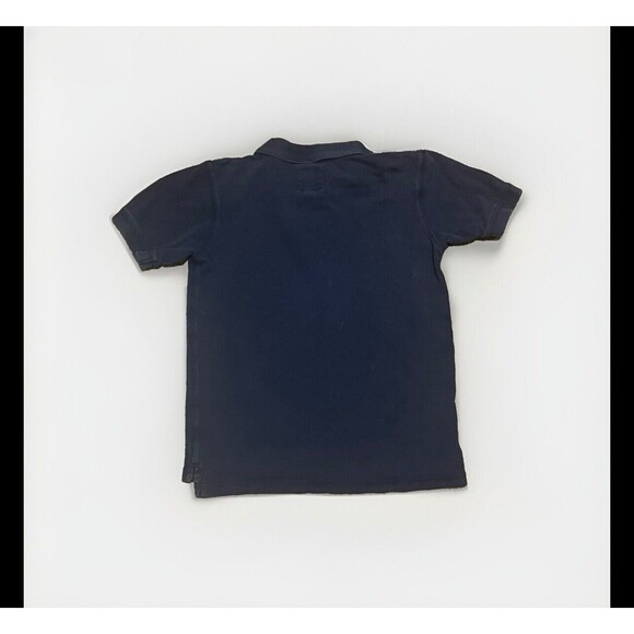 Country Road Boy’s Organically Grown Cotton Polo Short Sleeve Shirt Navy Size 10 - Picture 5 of 8